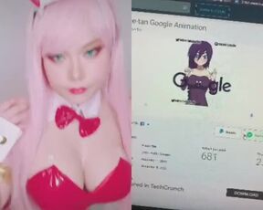 Zero two MMD Cosplay Girl Bunny Girl