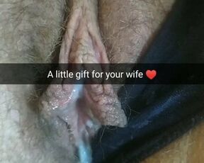 Stranger cums on my wife’s pussy! She brings this home afterwards!