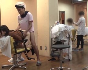 Japanese Risky Public Sex in Hair Salon Rui Hizuki