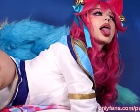 Ahri SPIRIT BLOSSOM enjoys hot dick inside