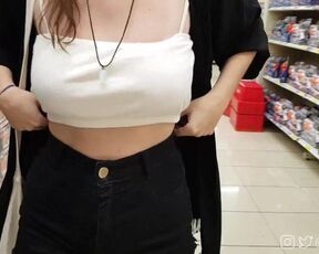 Wife got horny on grocery store