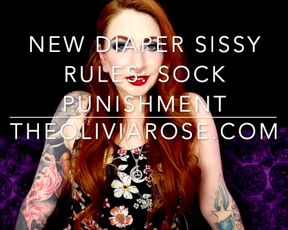 New Diaper Sissy Rules: Sock challenge Free Preview