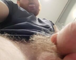 Check out my hot smelly uncut smegma precum dick! // cumshot in public from dirty thoughts!