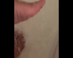 Teen ebony pink toes in shower