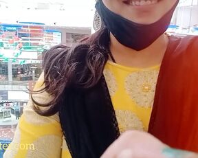 Dirty Telugu audio of hot Sangeeta's second visit to mall's washroom, this time for shaving her pussy