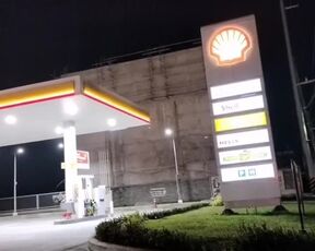 Sabi ko pakarga tayo ng gas, di ko sinabing kargahan mo ako!! Kantutan sa Shell Gas station