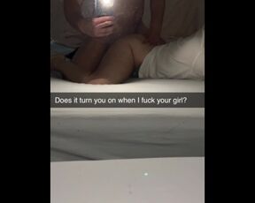 Cheating Girlfriend fucks Guy after Night out Snapchat Cuckold