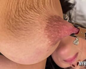 Whipping Boobs Shione Cooper and Clips on Nipples