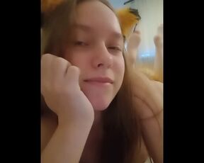 A fox with ears. Masturbating my ass.