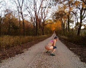 Peeing on a Dirt Road Playing