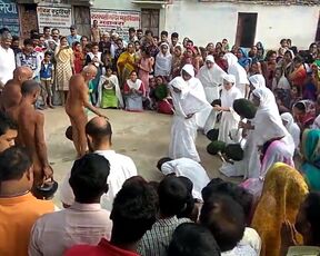 Women of all ages behold nude monks - India's CFNM culture